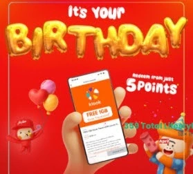 Birthday vouchers